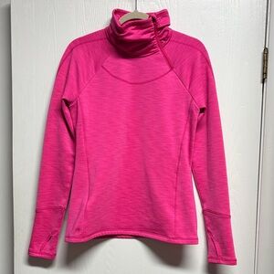 Athleta Rushcreek 1/4 Zip Pink Pullover